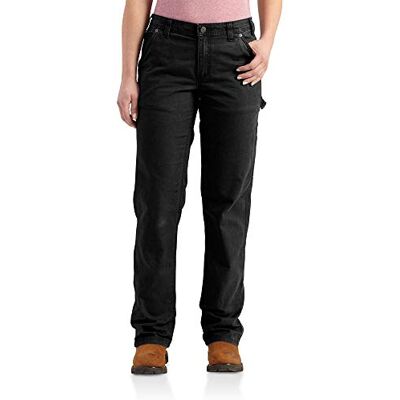102080-001-8 Carhartt Damskie oryginalne spodnie Fit Crawford, czarny, 8W (Normal) 102080-001-8 Carhartt Damskie oryginalne spodnie Fit Crawford, czarny, 8W (Normal)