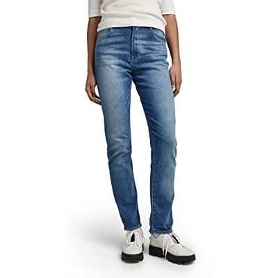 D21078-C913-D907 G-STAR RAW Damskie dżinsy Virjinya Slim, niebieski (Vintage Sea Breeze C913-d907), 29W / 32L D21078-C913-D907 G-STAR RAW Damskie dżinsy Virjinya Slim, niebieski (Vintage Sea Breeze C913-d907), 29W / 32L