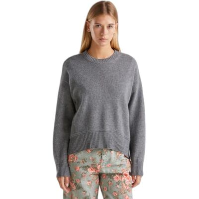 1244D10BC United Colors of Benetton Koszulka G/C, M/L, Szary, XXS 1244D10BC United Colors of Benetton Koszulka G/C, M/L, Szary, XXS