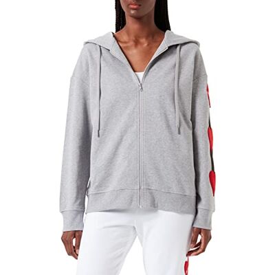 W 3 427 80 M 4266 Love Moschino Zippered Regular Fit Bluza damska, Jasnoszary Mieszany, 46 W 3 427 80 M 4266 Love Moschino Zippered Regular Fit Bluza damska, Jasnoszary Mieszany, 46