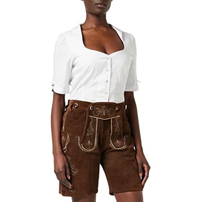 Bluse Priscilla-weiss Stockerpoint Bluzka damska Priscilla Trachtenblusen, Biały (Weiss Weiss), 32 Bluse Priscilla-weiss Stockerpoint Bluzka damska Priscilla Trachtenblusen, Biały (Weiss Weiss), 32