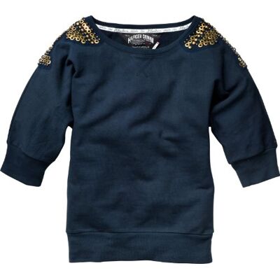 1657602638 / Karol bn hknit l/s Hilfiger Denim Top z długim rękawem Kobiety, Niebieski-tr-k2-19, XS 1657602638 / Karol bn hknit l/s Hilfiger Denim Top z długim rękawem Kobiety, Niebieski-tr-k2-19, XS