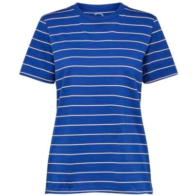 16062389-Stripes:LOVE POTION SELECTED FEMME Damska koszulka Sfmy Perfect Ss Tee-Thin Stripe Color T-Shirt 16062389-Stripes:LOVE POTION SELECTED FEMME Damska koszulka Sfmy Perfect Ss Tee-Thin Stripe Color T-Shirt