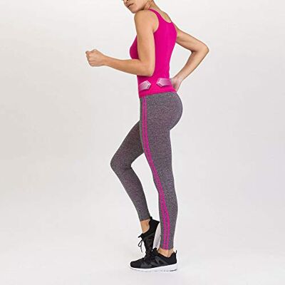 L040_Rose/Fushia_S/M Legginsy wyszczuplające i tanktop damski jeden rozmiar różowy/fuksja. L040_Rose/Fushia_S/M Legginsy wyszczuplające i tanktop damski jeden rozmiar różowy/fuksja.