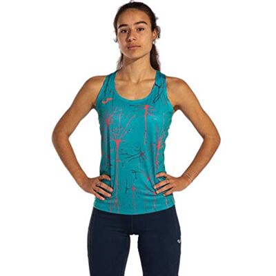 901646.725.L Joma Damska koszulka z krótkim rękawem Camiseta de tirantes Élite IX, turkusowa, L 901646.725.L Joma Damska koszulka z krótkim rękawem Camiseta de tirantes Élite IX, turkusowa, L