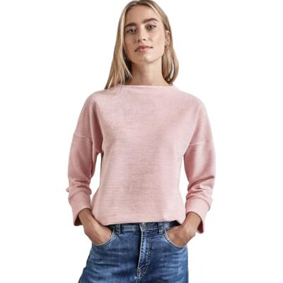 A322242 Street One Damska koszulka sztruksowa, Soft Petal Rose, 38 A322242 Street One Damska koszulka sztruksowa, Soft Petal Rose, 38