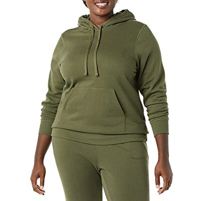 WAE50016FL18-AEM669-Medium Amazon Essentials Women's Bluza polarowa z kapturem (dostępna w wersji Plus Size), Oliwkowy, M WAE50016FL18-AEM669-Medium Amazon Essentials Women's Bluza polarowa z kapturem (dostępna w wersji Plus Size), Oliwkowy, M