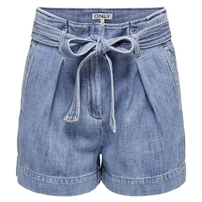 15319863-4471829 Onljenna Hw Belted DNM Short Qyt, jasnoniebieski (light blue denim), XS 15319863-4471829 Onljenna Hw Belted DNM Short Qyt, jasnoniebieski (light blue denim), XS