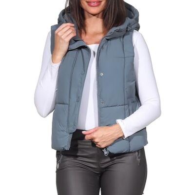 15354001-4868313 JdY Jdywonder Short Hood Waistcoat Otw Sij, stormy pogoda, XL 15354001-4868313 JdY Jdywonder Short Hood Waistcoat Otw Sij, stormy pogoda, XL
