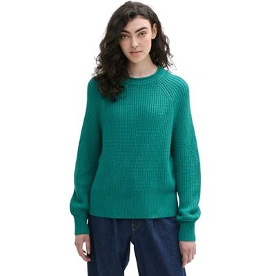 1043309 TOM TAILOR Denim Sweter damski, 35914 Jade Green, S 1043309 TOM TAILOR Denim Sweter damski, 35914 Jade Green, S