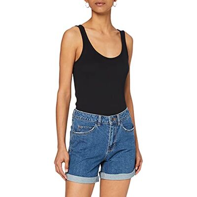 10210384-Medium Blue Denim Vero Moda Kobiety Vmnineteen Hr Loose Shorts Mix Noos Szorty, Niebieski (Medium Blue Denim), S x 32L 10210384-Medium Blue Denim Vero Moda Kobiety Vmnineteen Hr Loose Shorts Mix Noos Szorty, Niebieski (Medium Blue Denim), S x 32L