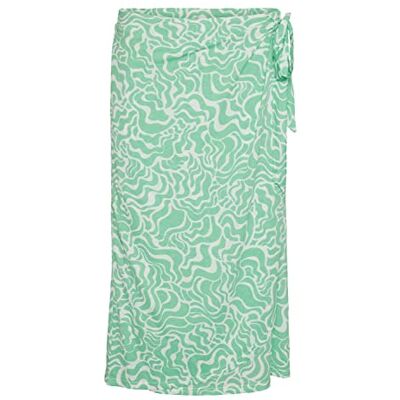 10288163 VERO MODA VMFRIDA HW Calf Skirt JRS Rock, Jade Cream/AOP:Frida, XS, Jade Cream/Aop:frida, XS 10288163 VERO MODA VMFRIDA HW Calf Skirt JRS Rock, Jade Cream/AOP:Frida, XS, Jade Cream/Aop:frida, XS