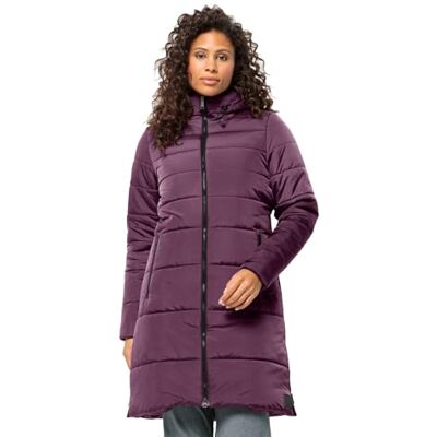 1206981_I0082 Jack Wolfskin EISBACH COAT W, Płaszcz outdoorowy Kobiety, berry jam, S 1206981_I0082 Jack Wolfskin EISBACH COAT W, Płaszcz outdoorowy Kobiety, berry jam, S