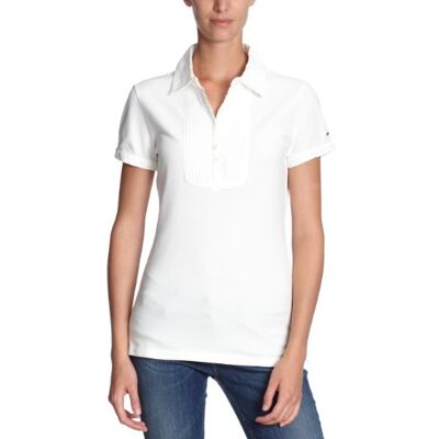 1M87601812 / LYBURN POLO SS Tommy Hilfiger Damska koszulka/koszulka polo , biały (Snow White), 36 1M87601812 / LYBURN POLO SS Tommy Hilfiger Damska koszulka/koszulka polo , biały (Snow White), 36