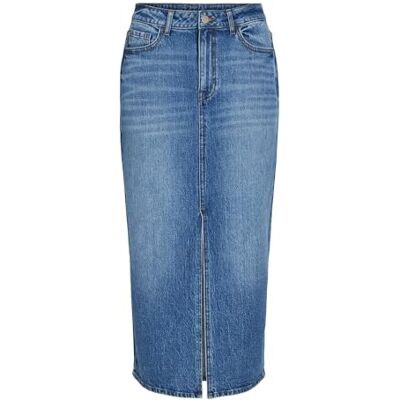 14099736 VIJAF HW MIDI Denim Skirt-NOOS, Medium Blue Denim/Szczegóły: wash Mbd-011, 36 14099736 VIJAF HW MIDI Denim Skirt-NOOS, Medium Blue Denim/Szczegóły: wash Mbd-011, 36