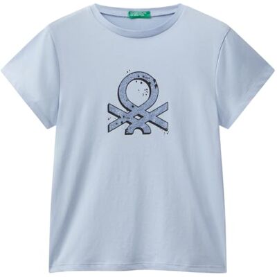 3I1XC10Q1 United Colors of Benetton t-shert, Niebieska, 120 3I1XC10Q1 United Colors of Benetton t-shert, Niebieska, 120