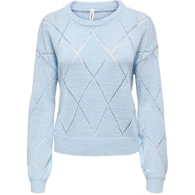15339575-4984701 ONLY Onlgeenas LS Structure O-Neck Knt Nca, Light Sky S dla kobiet, Czyste niebo., S 15339575-4984701 ONLY Onlgeenas LS Structure O-Neck Knt Nca, Light Sky S dla kobiet, Czyste niebo., S