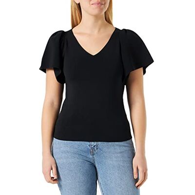 10278546 VERO MODA VMGINNY damski t-shirt, czarny, XL 10278546 VERO MODA VMGINNY damski t-shirt, czarny, XL