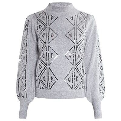 11025578-CA06 caspio Damski sweter z dzianiny , szary, XL/XXL, szary, XL-XXL 11025578-CA06 caspio Damski sweter z dzianiny , szary, XL/XXL, szary, XL-XXL