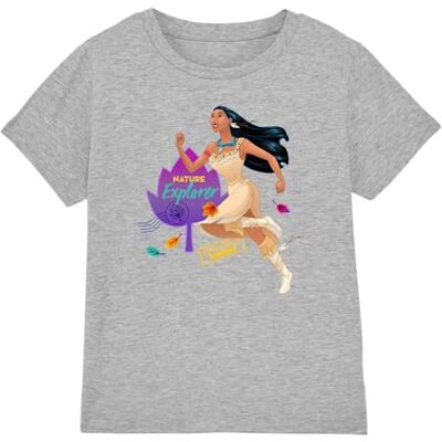 UKKT-02-DSNY10193 mandarin creative ltd Pocahontas Natural Explorer dziewczęca koszulka, Athletic Heather, 3-4 lata, Athletic Heather, 3-4 lat UKKT-02-DSNY10193 mandarin creative ltd Pocahontas Natural Explorer dziewczęca koszulka, Athletic Heather, 3-4 lata, Athletic Heather, 3-4 lat