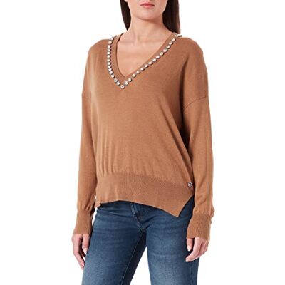 DK1460.000.G22998 Replay Damski sweter DK1460, 989 brązowy, S DK1460.000.G22998 Replay Damski sweter DK1460, 989 brązowy, S