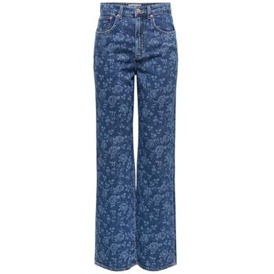 15352158-4801393 Onlhope Ex Hw Wide Rose AOP DNM PIM, niebieski (medium blue denim), 31W / 32L 15352158-4801393 Onlhope Ex Hw Wide Rose AOP DNM PIM, niebieski (medium blue denim), 31W / 32L