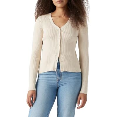 A8895 Levi's Tulip kardigan damski, Oatmeal Heather B027, L A8895 Levi's Tulip kardigan damski, Oatmeal Heather B027, L