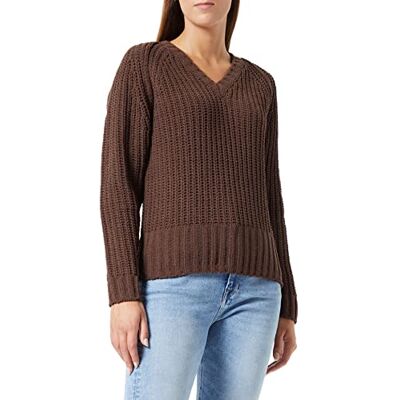 DK7074.000.G22926 Replay Sweter damski, 528 Chocolate, XS DK7074.000.G22926 Replay Sweter damski, 528 Chocolate, XS