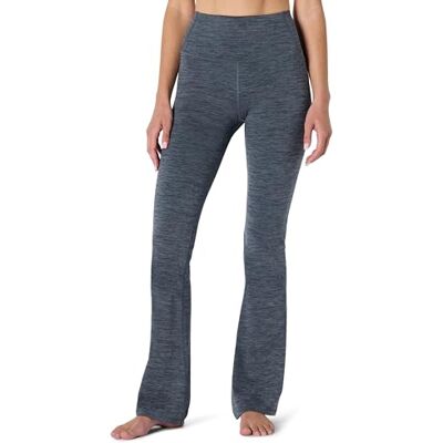 AEWM10404_Space Dye Slate Amazon Essentials Damskie spodnie Active FormFlex Buttery Soft High Waist Bootcut 80 cm Wewnętrzna nogawka Pełna długość Spodnie do jogi, Space Dye Slate, XS AEWM10404_Space Dye Slate Amazon Essentials Damskie spodnie Active FormFlex Buttery Soft High Waist Bootcut 80 cm Wewnętrzna nogawka Pełna długość Spodnie do jogi, Space Dye Slate, XS