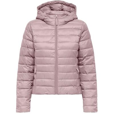 15352020-4986998 ONLY Quilted Hood Jkt Onltahia LW-Noos Otw, pikowana kurtka z kapturem, fioletowa, rozmiar XL damska, Burnished, XL 15352020-4986998 ONLY Quilted Hood Jkt Onltahia LW-Noos Otw, pikowana kurtka z kapturem, fioletowa, rozmiar XL damska, Burnished, XL