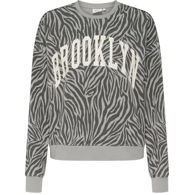 15355915-4865890 Onlleo L/S okrągły dekolt sweter tekst SWT, Ultimate Grey, M 15355915-4865890 Onlleo L/S okrągły dekolt sweter tekst SWT, Ultimate Grey, M