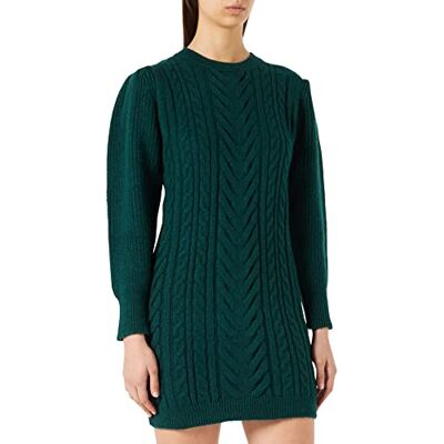 RHNR127A Naf Naf Damski sweter, ciemnozielony, XS RHNR127A Naf Naf Damski sweter, ciemnozielony, XS