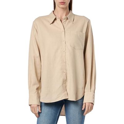 26033883 Yasflaxy Ls Linen Shirt Noos, Koszula Damska, brzoza, XL 26033883 Yasflaxy Ls Linen Shirt Noos, Koszula Damska, brzoza, XL