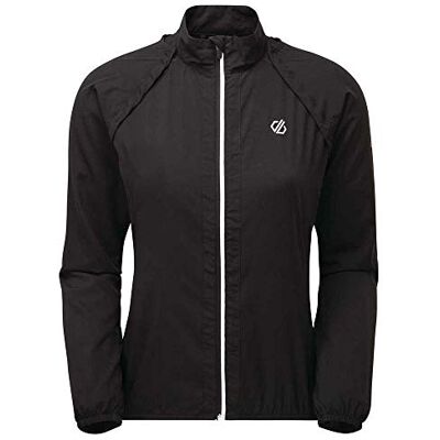 DWL430 Dare 2b Damska kurtka Rebound Windshell, czarny, XL DWL430 Dare 2b Damska kurtka Rebound Windshell, czarny, XL