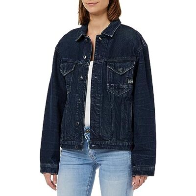 D23643-D317-G114 G-STAR RAW Damska kurtka dżinsowa oversize, Niebieski ( worn in kingfisher), S D23643-D317-G114 G-STAR RAW Damska kurtka dżinsowa oversize, Niebieski ( worn in kingfisher), S