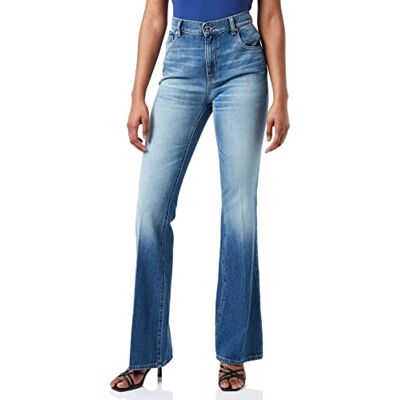W Q 468 00 T 257A Moschino Damskie spodnie na co dzień, Denim, W Q 468 00 T 257A Moschino Damskie spodnie na co dzień, Denim,