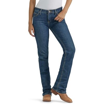 WRQ20TB Wrangler Damskie dżinsy plus size Ultimate 5 kieszeni proste nogawki, Tuff Buck, 32 EU WRQ20TB Wrangler Damskie dżinsy plus size Ultimate 5 kieszeni proste nogawki, Tuff Buck, 32 EU