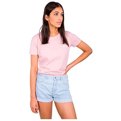 196054-491 Alpha Industries Basic T Small Logo Wmn T-Shirt dla kobiet Pastel Pink 196054-491 Alpha Industries Basic T Small Logo Wmn T-Shirt dla kobiet Pastel Pink
