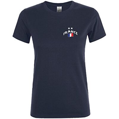 5060570687808_Bleu marine_S Supportershop Damska koszulka polo France Champions 2 Étoiles niebieski niebieski morski S 5060570687808_Bleu marine_S Supportershop Damska koszulka polo France Champions 2 Étoiles niebieski niebieski morski S