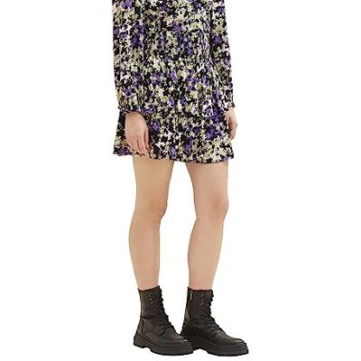 1038308 TOM TAILOR Denim Damska spódnica mini, 32418 – Lilac Green Flower Print, L 1038308 TOM TAILOR Denim Damska spódnica mini, 32418 – Lilac Green Flower Print, L