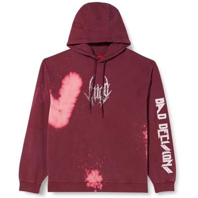 50499233 HUGO Bluza damska, Dark Red605, XXL 50499233 HUGO Bluza damska, Dark Red605, XXL