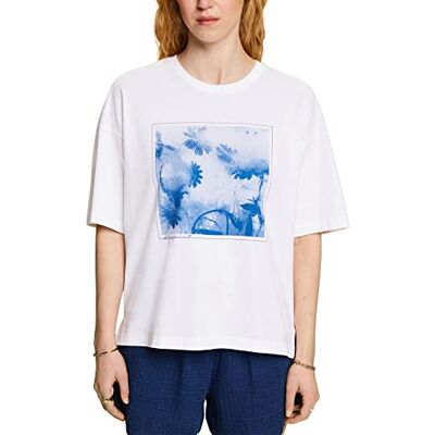 033EE1K328 ESPRIT Damski t-shirt , 100/WHITE, XS, 100 / biały, XS 033EE1K328 ESPRIT Damski t-shirt , 100/WHITE, XS, 100 / biały, XS