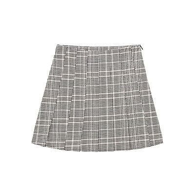 1038305 TOM TAILOR Denim Damska spódnica mini ze wzorem w kratkę, 32456-Rose Grey Check, M 1038305 TOM TAILOR Denim Damska spódnica mini ze wzorem w kratkę, 32456-Rose Grey Check, M