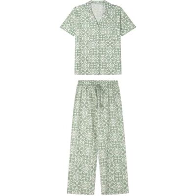 3137650 Women'Secret Piżama Krótki Rękaw Multilicense Oasis Gra Damska, Zielony nadruk, S 3137650 Women'Secret Piżama Krótki Rękaw Multilicense Oasis Gra Damska, Zielony nadruk, S