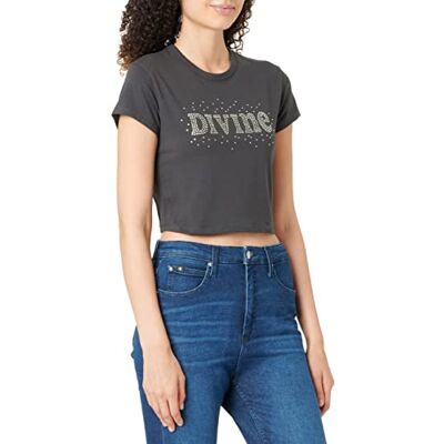 15273011 ONLY Women's ONLERIN S/SSHORT Rhinestone TOP Box JRS T-Shirt, Phantom/Detail:Rhinestone Divine, L (3 sztuki) 15273011 ONLY Women's ONLERIN S/SSHORT Rhinestone TOP Box JRS T-Shirt, Phantom/Detail:Rhinestone Divine, L (3 sztuki)