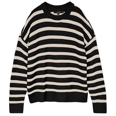 10331871-4861581 VERO MODA Vmcalla Ls O-Neck sweter Noos, czarny, L 10331871-4861581 VERO MODA Vmcalla Ls O-Neck sweter Noos, czarny, L