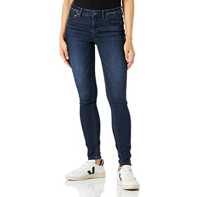 1017148 TOM TAILOR Denim Damski Jeansy 202212 Jona Extra Skinny, 10282 Dark Stone Wash Denim, 25W / 34L 1017148 TOM TAILOR Denim Damski Jeansy 202212 Jona Extra Skinny, 10282 Dark Stone Wash Denim, 25W / 34L