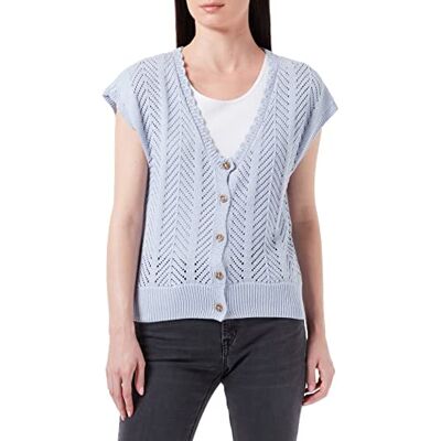 S20050 Garcia Damski sweter _Ladies Cardigan Pullover, Blue Cloud, L S20050 Garcia Damski sweter _Ladies Cardigan Pullover, Blue Cloud, L