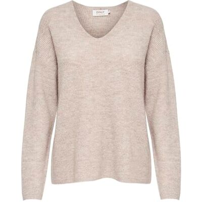 15204588-3735116 Only Onlcamilla dekolt L/S pulower KNT Noos sweter damski, Kamień do pompowania: Mieszany, XL 15204588-3735116 Only Onlcamilla dekolt L/S pulower KNT Noos sweter damski, Kamień do pompowania: Mieszany, XL