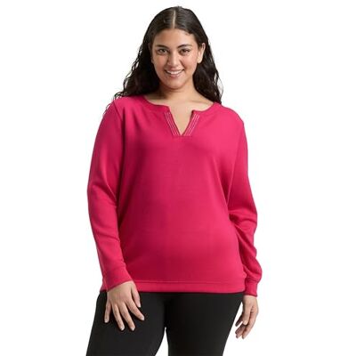 1049540 TOM TAILOR Plussize bluza damska, 38999 ciemny róż, 46 Duże rozmiary 1049540 TOM TAILOR Plussize bluza damska, 38999 ciemny róż, 46 Duże rozmiary